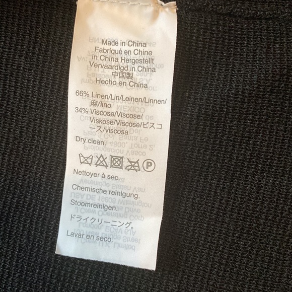 J Crew linen Juliette collarless sweater blazer long M - Picture 7 of 8